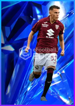 eFootball 2026 card of Kristjan Asllani