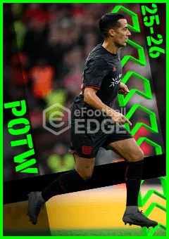 eFootball 2026 card of Lucas Vázquez