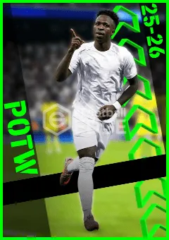 eFootball 2026 card of Vinícius Júnior