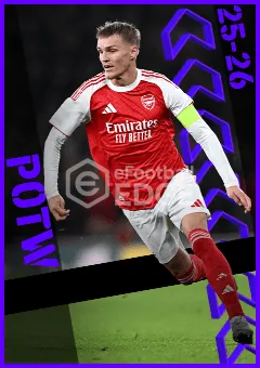 eFootball 2026 card of Martin Ødegaard