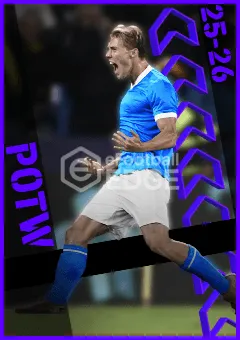 eFootball 2026 card of Rasmus Højlund